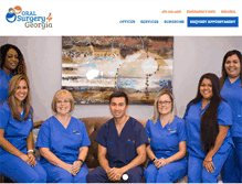 Tablet Screenshot of oralsurgery4ga.com